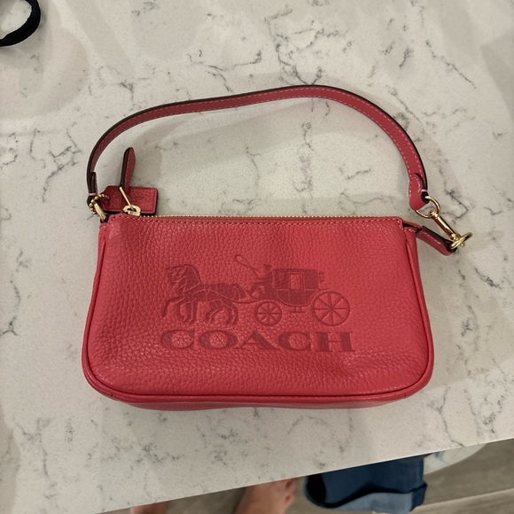 Coach Handbag Pink Wristlet - Picture 4 of 5